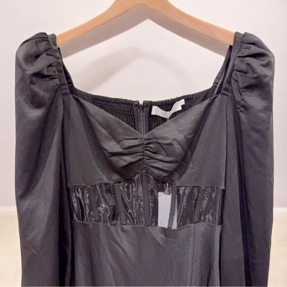 NWT ASTR THE LABEL - GIANNA DRESS BLACK - Picture 7 of 9